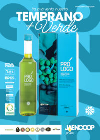 Aceite de Oliva Virgen Extra Verde "PRÓLOGO" - Botella 500 ml con estuche en caja de 12 unidades